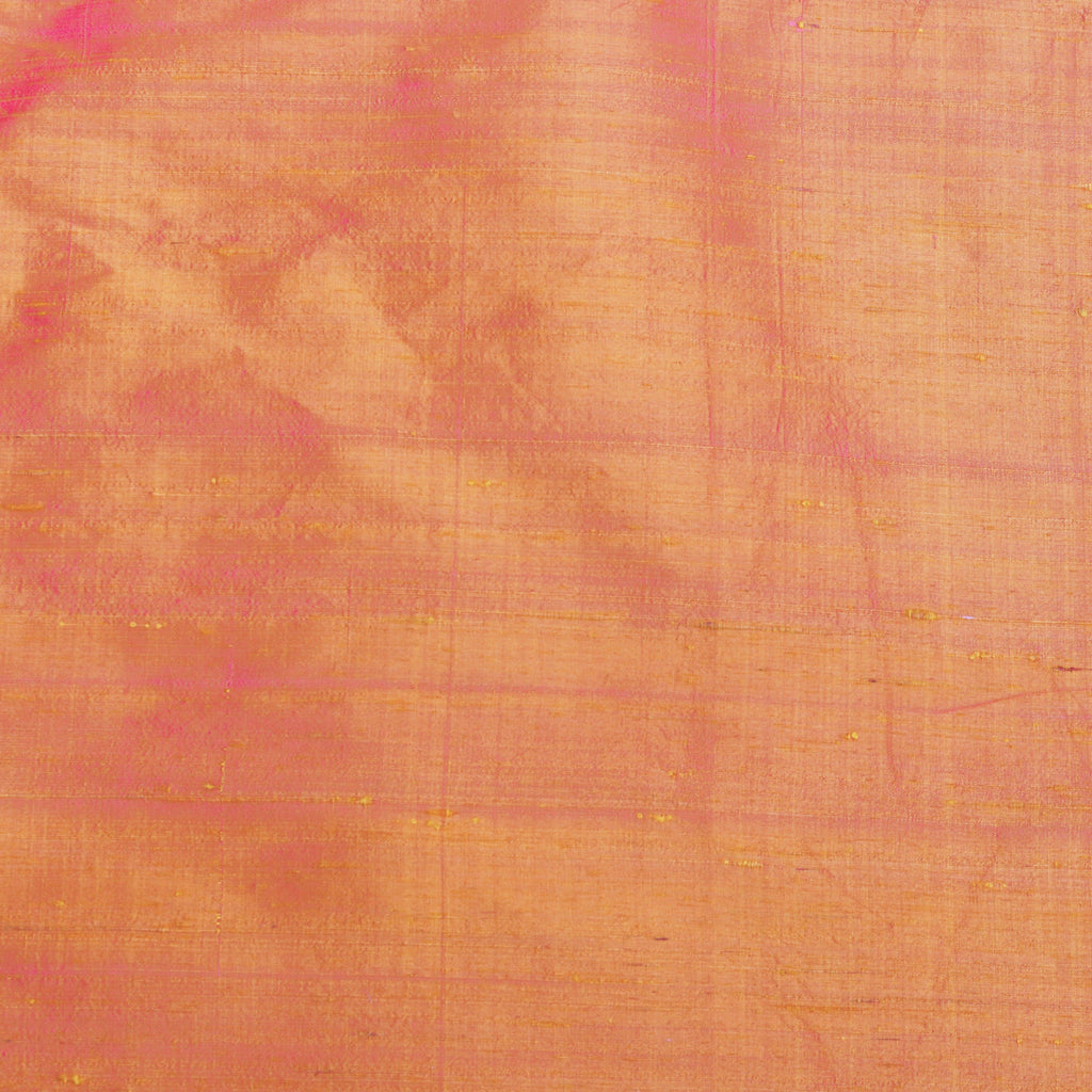 Pink And Yellow Silk Dupioni Curtain Panels