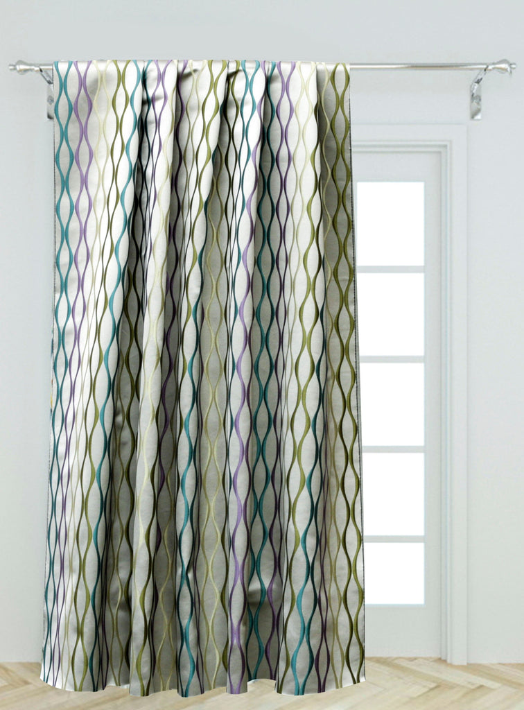 Multi Colored Jacquard Fabric By The Metre