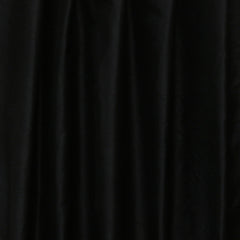 Black Art Silk Curtain Panels