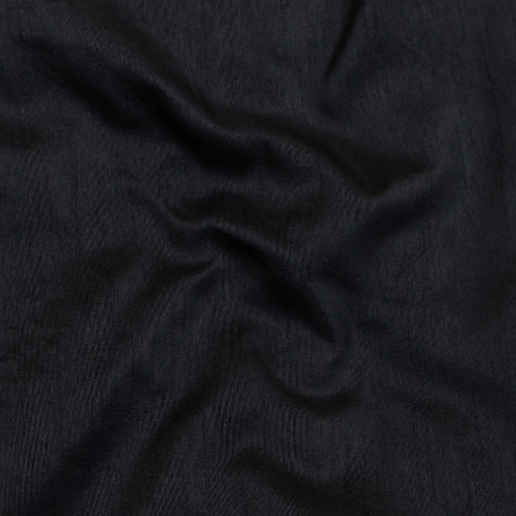 Black Art Silk Curtain Panels