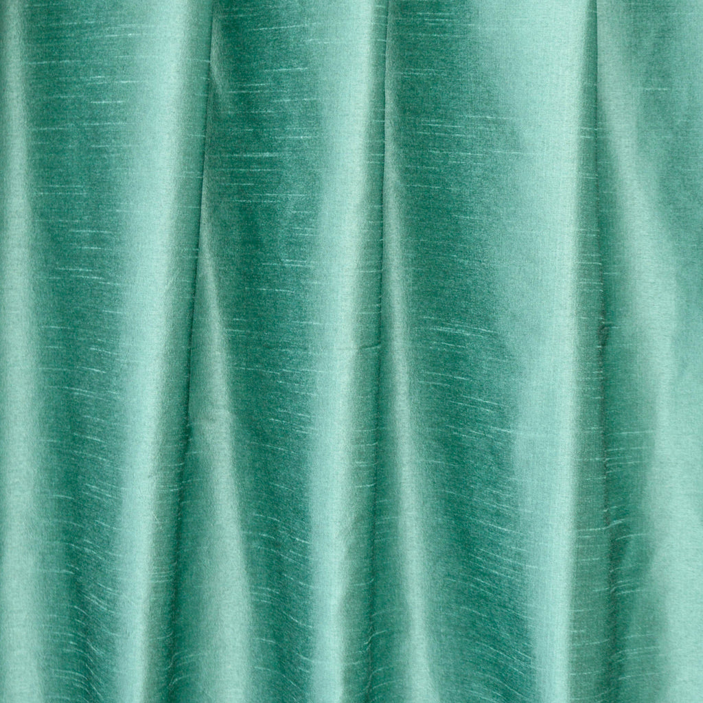 Capri Sea Green Art Silk Curtain Panels