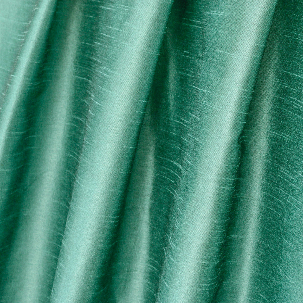 Capri Sea Green Art Silk Curtain Panels