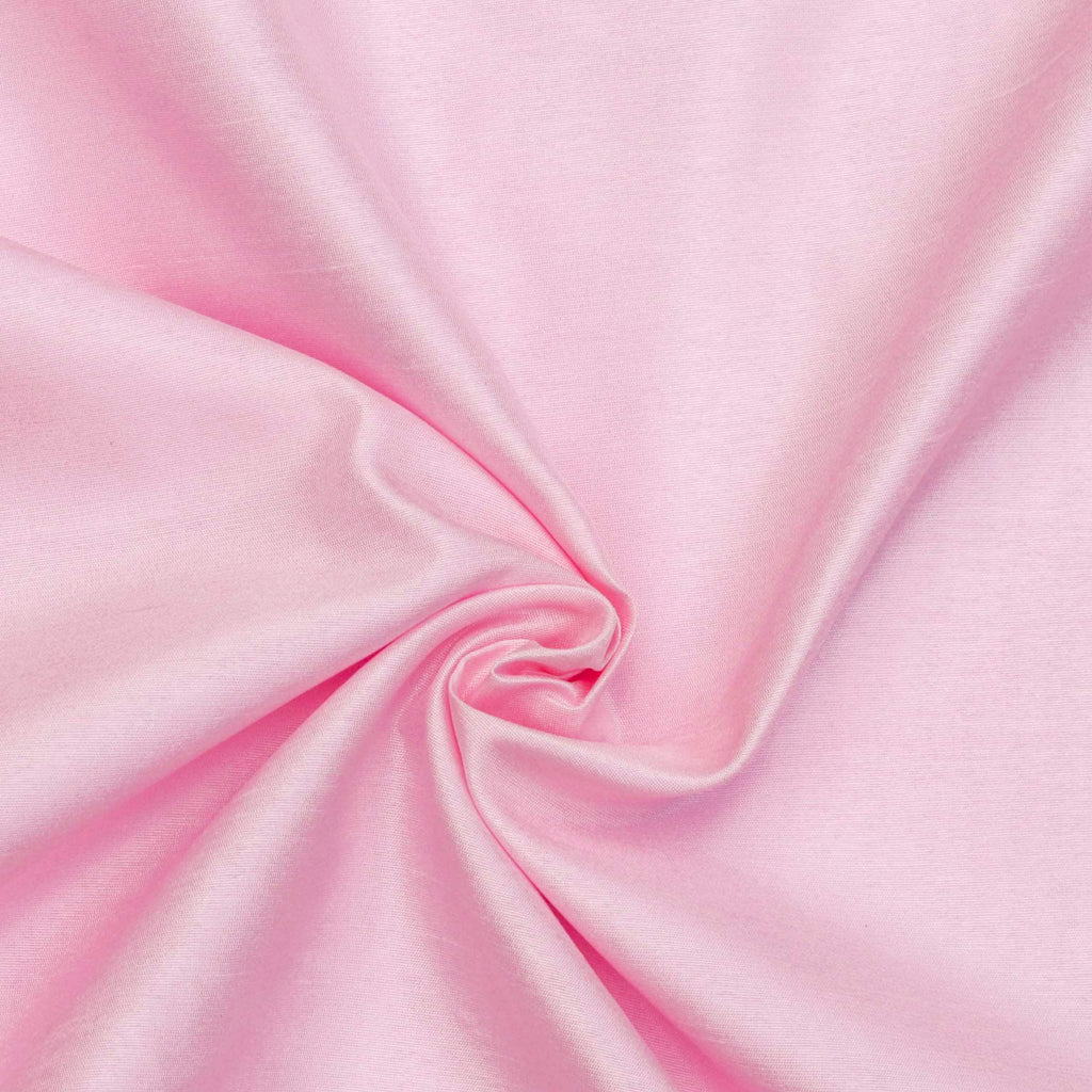 Soft Pink Art Silk Curtain Panels