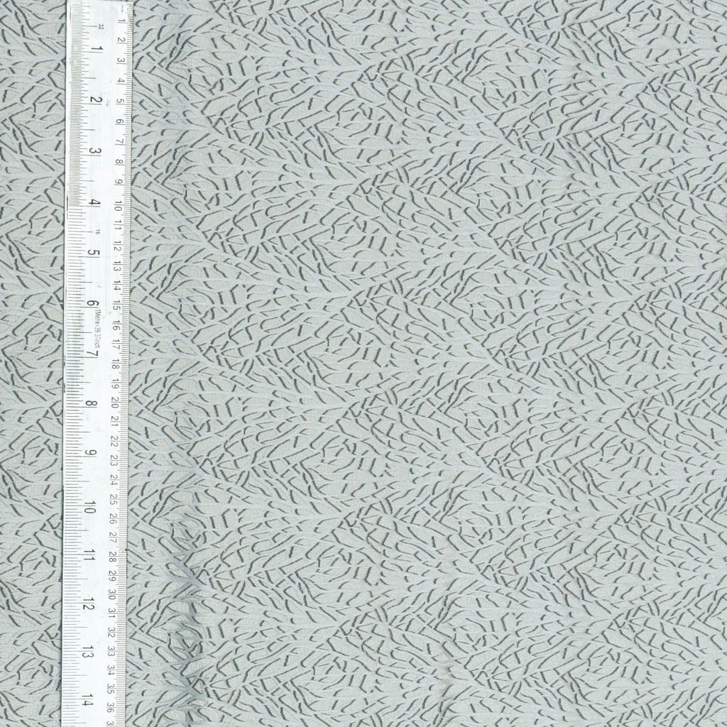 Pearl Grey Jacquard Fabric By The Metre