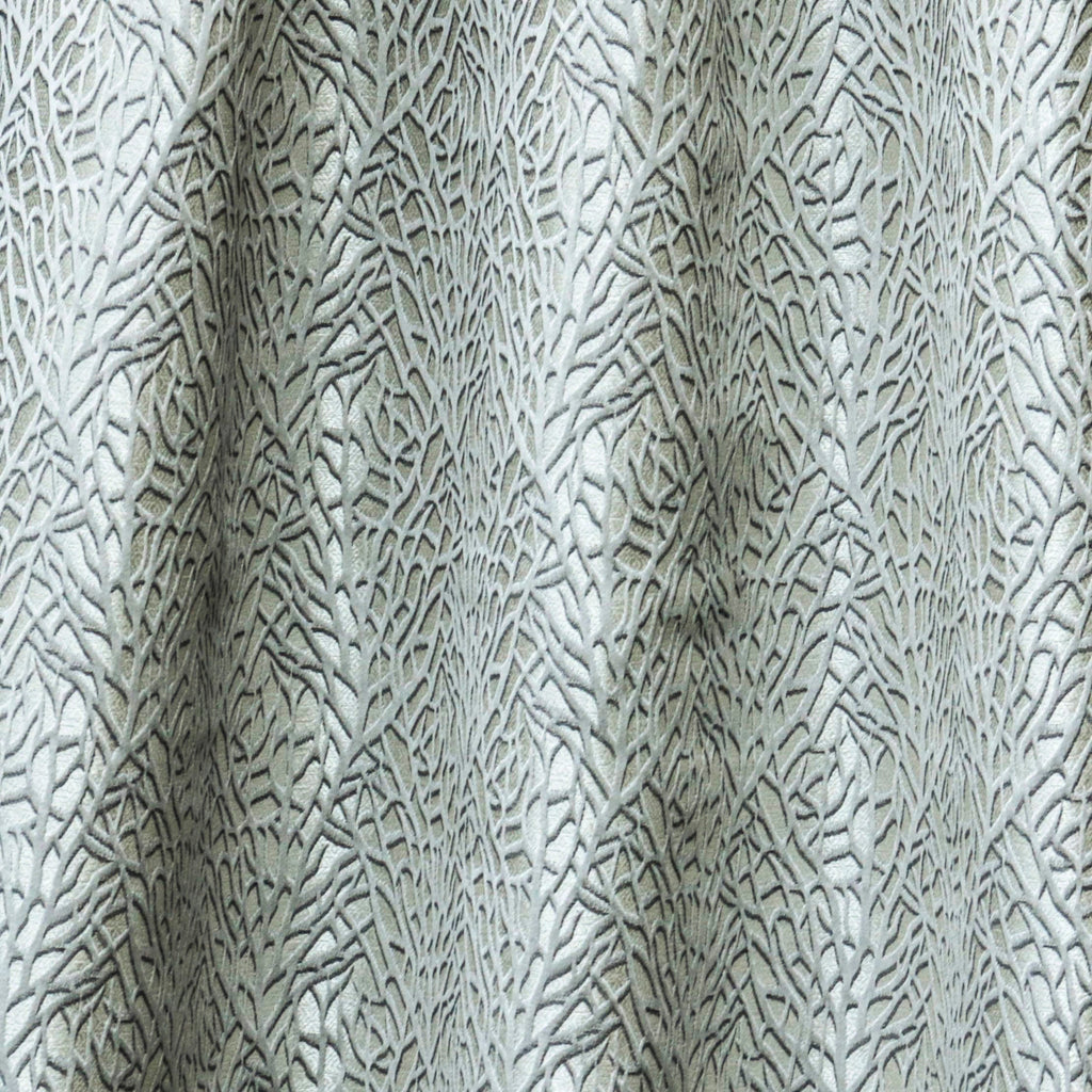 Pearl Grey Jacquard Fabric By The Metre