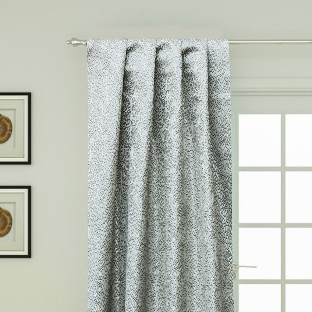 Pearl Grey Jacquard Fabric By The Metre