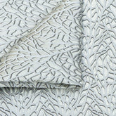 Pearl Grey Jacquard Fabric By The Metre