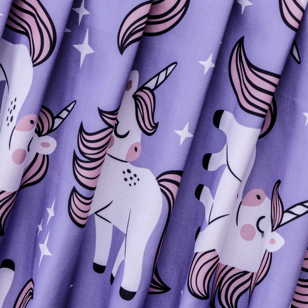 Unicorn Kids Cotton Fabric By The Metre