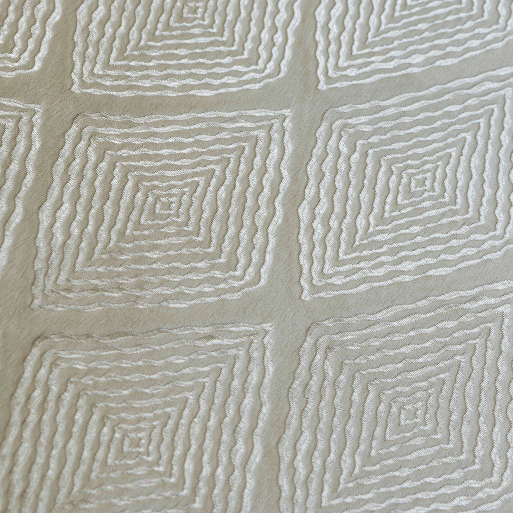 Textured Diamonds Jacquard Fabric By The Metre