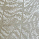 Greyish Beige Textured Diamonds Jacquard Curtain Panels