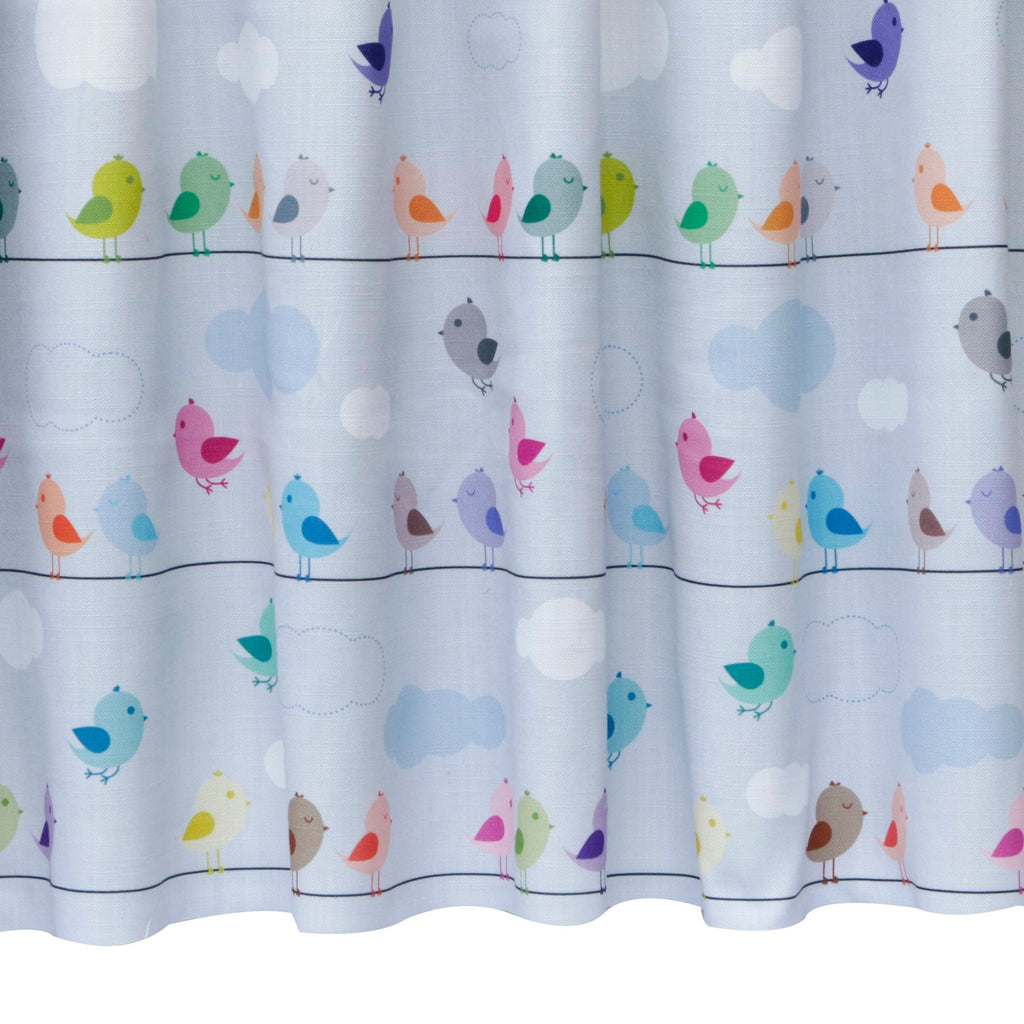 Cute Birds Kids Cotton Fabric By The Metre