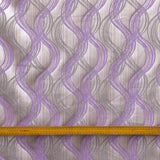 Purple Jacquard Fabric By The Metre