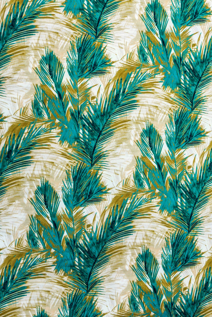The Green Field Satin Fabric By The Metre