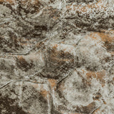 Antique Hexagons Foil Jacquard Fabric By The Metre