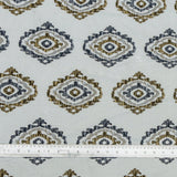 Gold And Grey Jacquard Fabric By The Metre