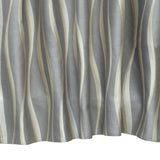 Ivory N Gold Stripes Jacquard Weave Textured Curtain Panels