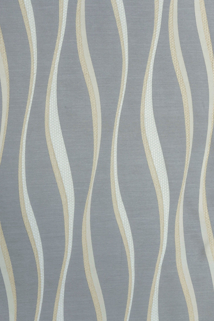 Ivory And Gold Jacquard Fabric By The Metre