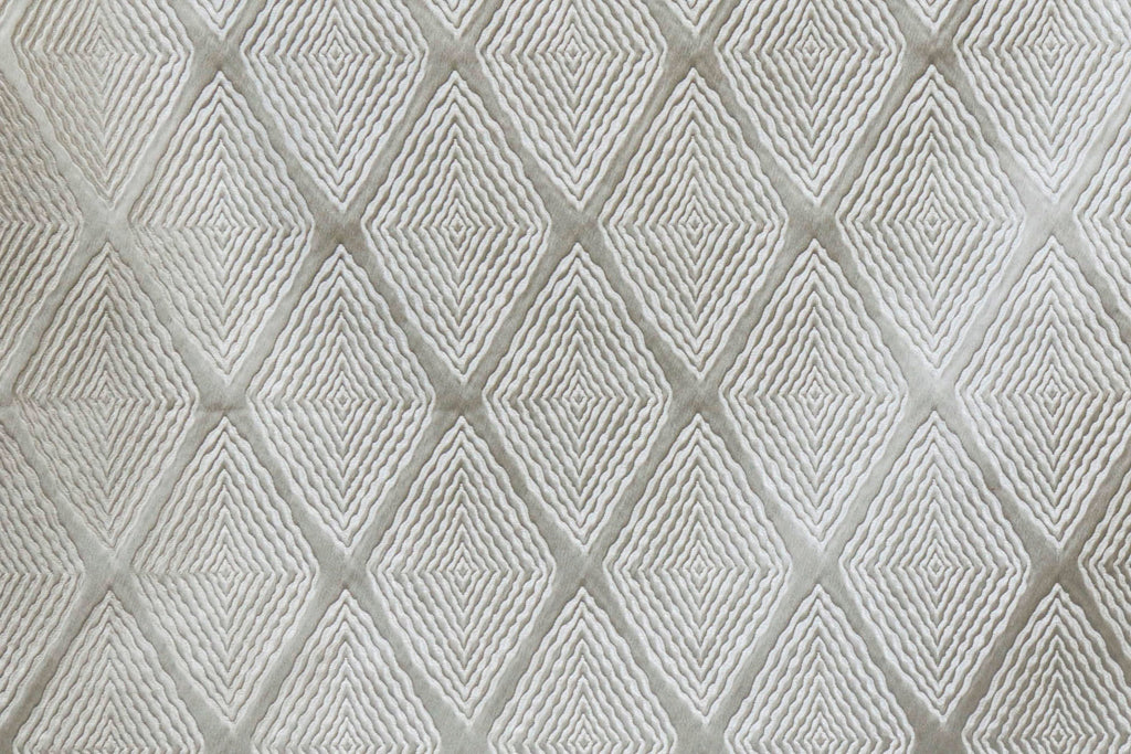 Textured Diamonds Jacquard Fabric By The Metre