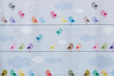 Cute Birds Kids Cotton Fabric By The Metre