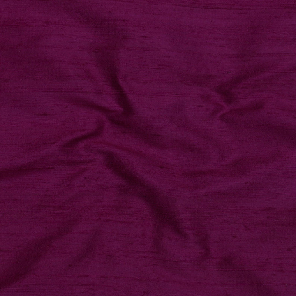 Burgundy Pure Silk Dupioni Curtain Panels
