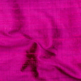 Dark Fuchsia Pink Pure Silk Dupioni Curtain Panels