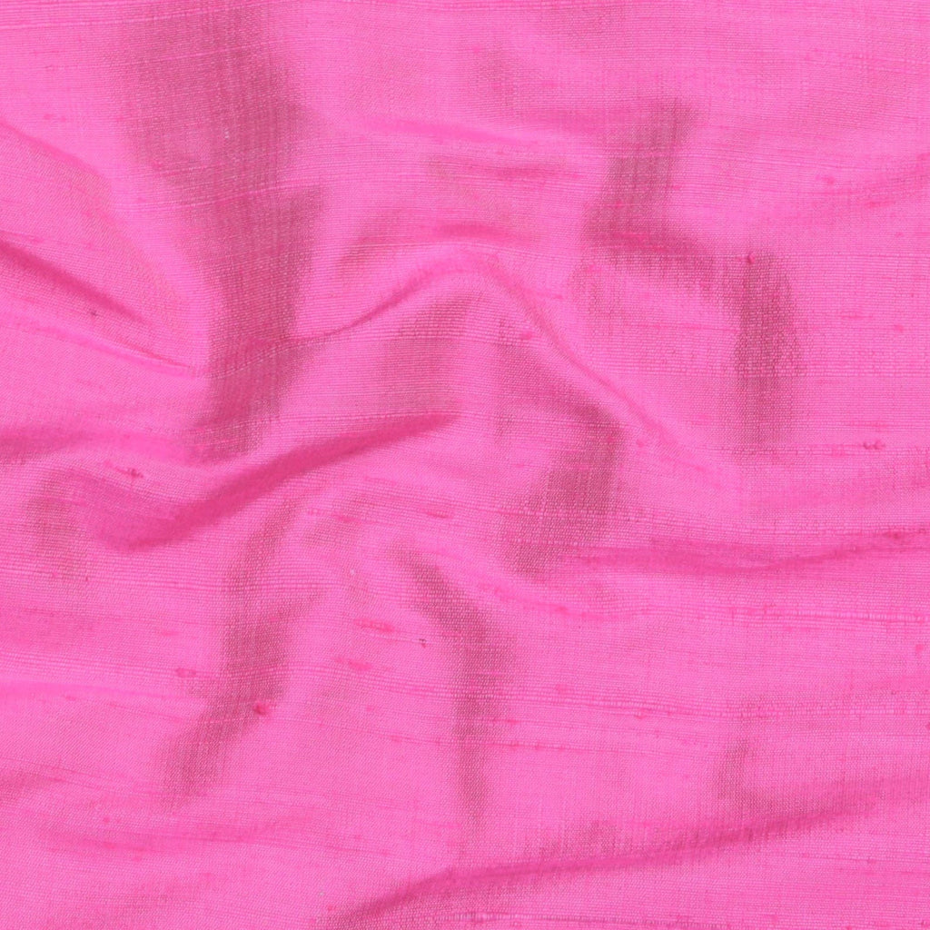 Bubblegum Pink Pure Silk Dupioni Curtain Panels