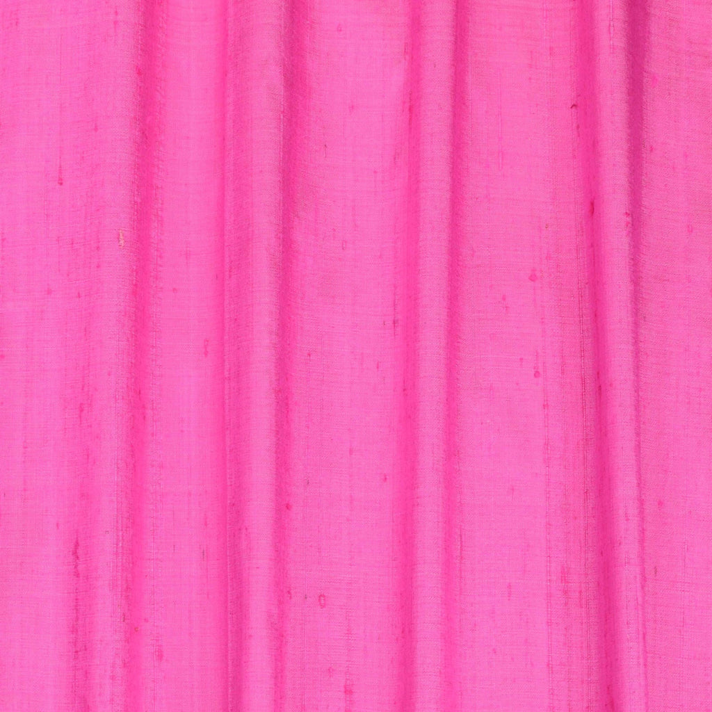 Bubblegum Pink Pure Silk Dupioni Curtain Panels
