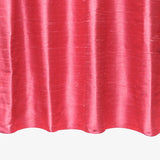 Coral Pink Pure Silk Dupioni Curtain Panels