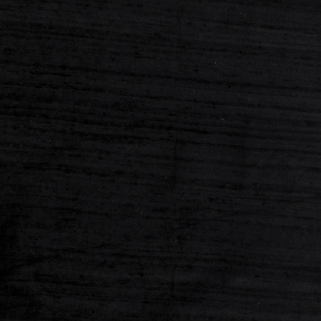 Black Pure Silk Dupioni Curtain Panels