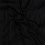 Black Pure Silk Dupioni Curtain Panels