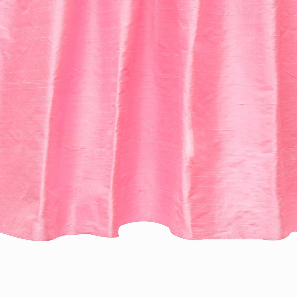 Light Pink Pure Silk Dupioni Curtain Panels
