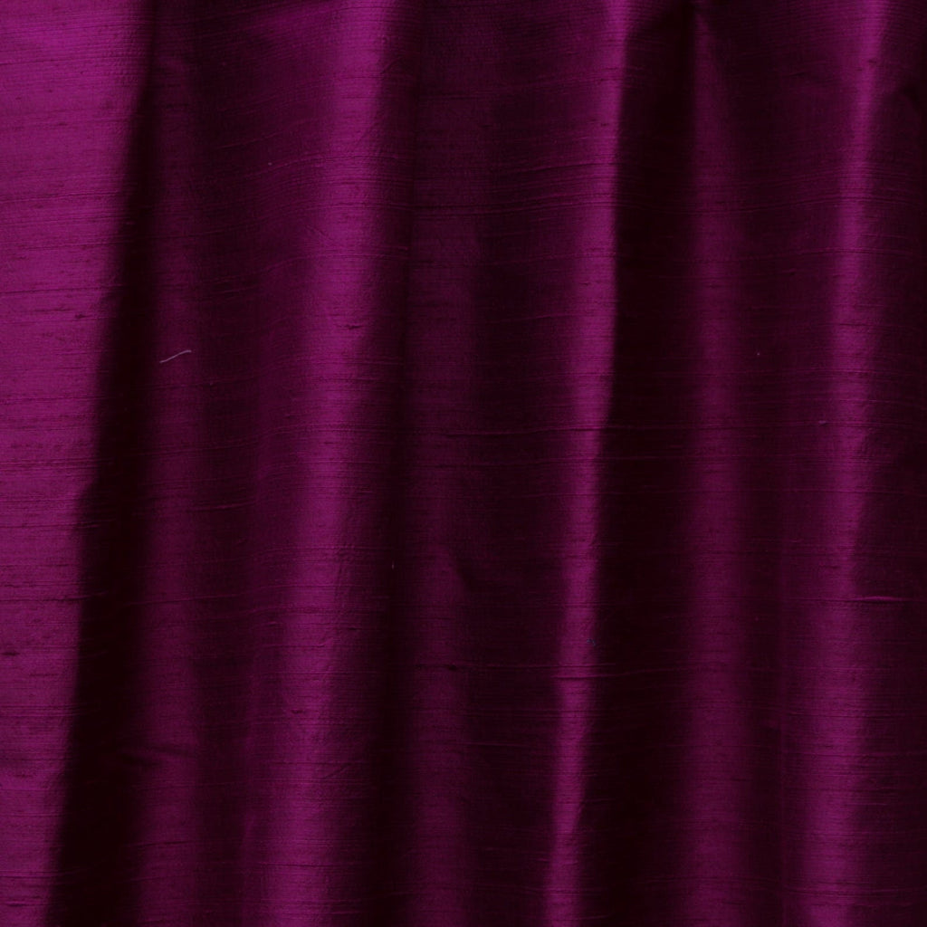 Burgundy Pure Silk Dupioni Curtain Panels