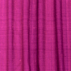Dark Fuchsia Pink Pure Silk Dupioni Curtain Panels
