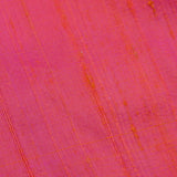 Pink & Orange Pure Silk Dupioni Curtain Panels