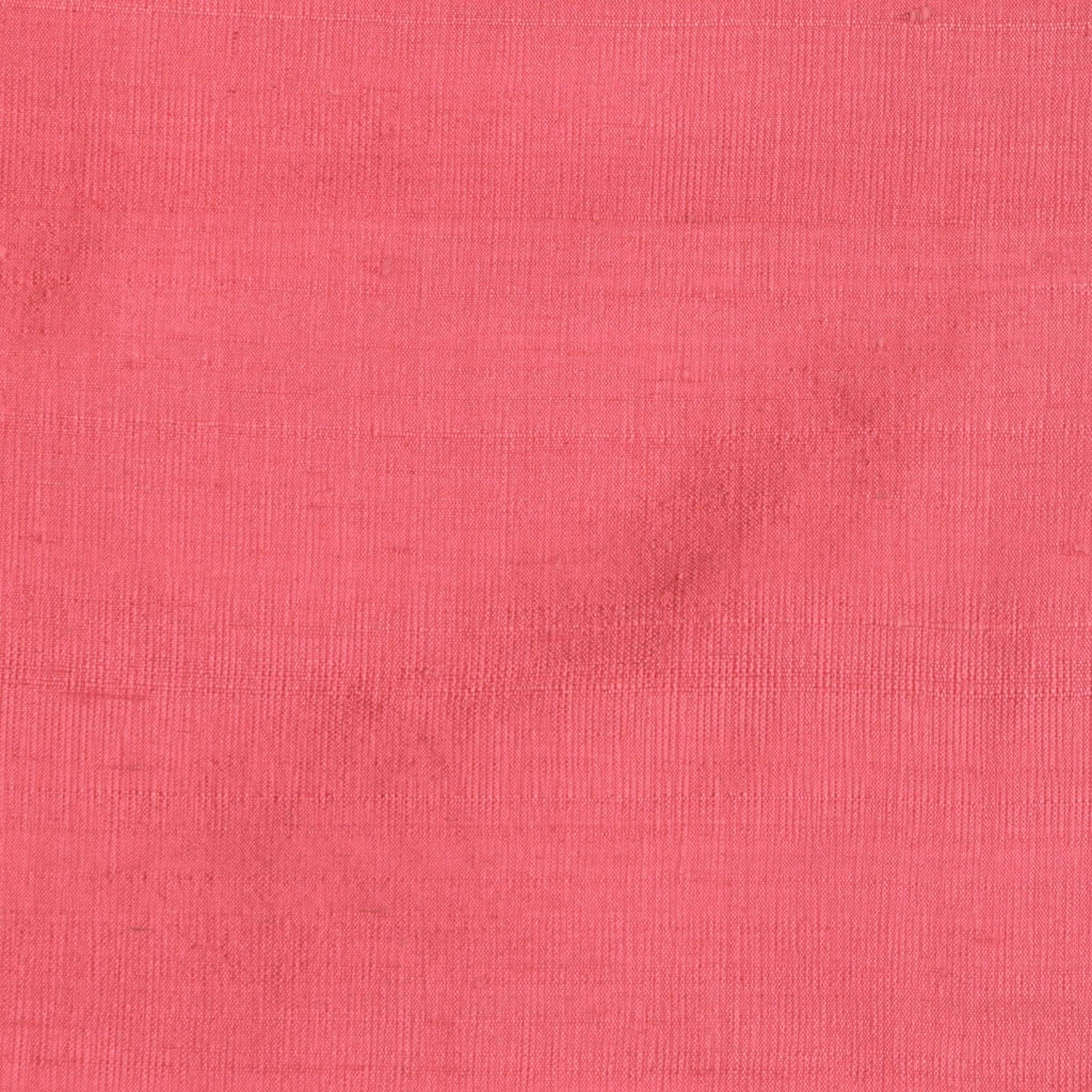 Coral Pink Pure Silk Dupioni Curtain Panels