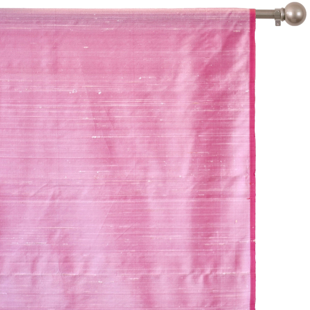 Light Pink Silk Dupioni Curtain Panels