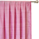 Light Pink Silk Dupioni Curtain Panels