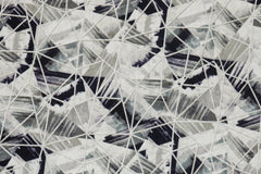 Abstract Triangles Cotton Fabric By The Metre