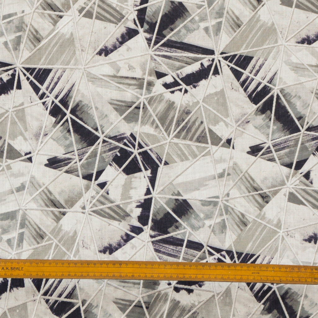 Abstract Triangles Cotton Fabric By The Metre