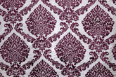 Purple Burntout Velvet Fabric By The Metre