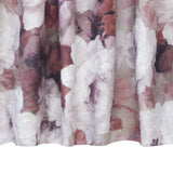 Dreamy Roses Purple, Maroon Printed Cotton Curtain Panels