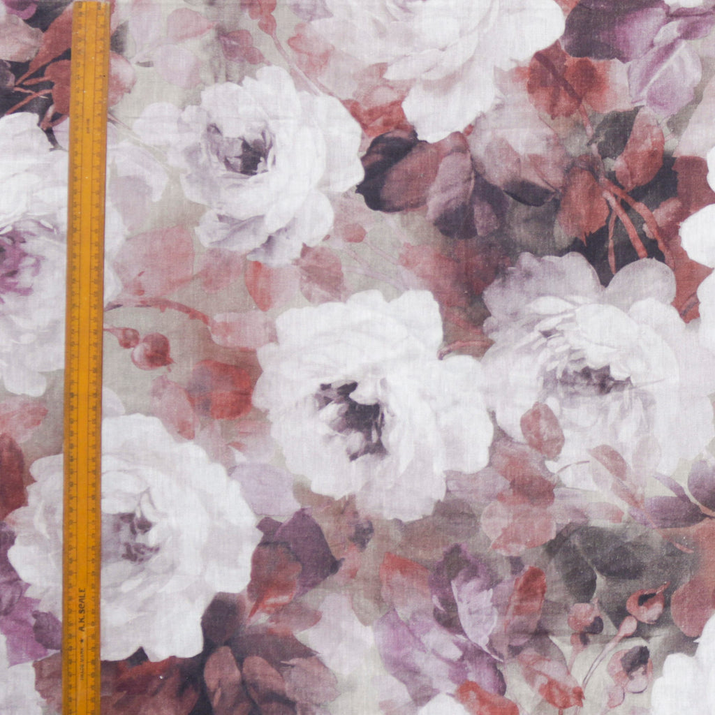 Dreamy Roses Cotton Fabric By The Metre