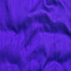 Bright Blue Silk Dupioni Fabric By The Metre