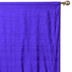 Bright Blue Silk Dupioni Fabric By The Metre