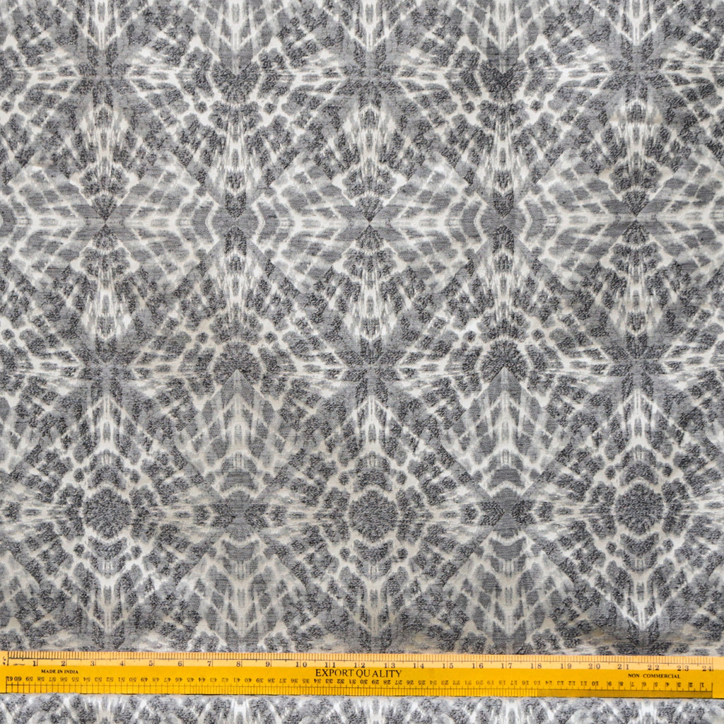 Shades of Gray Tie N Dye Jacquard Weave Curtain Panels