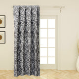 Shades of Gray Tie N Dye Jacquard Weave Curtain Panels