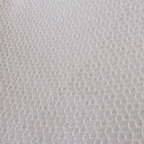 Beigish Gray Hexagon Geometric Jacquard Weave Curtain Panels