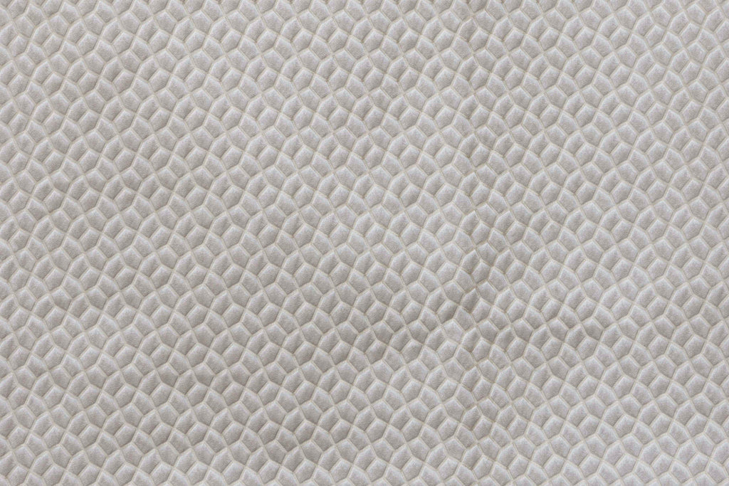Gray Hexagon Jacquard Fabric By The Metre