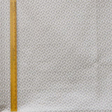 Beigish Gray Hexagon Geometric Jacquard Weave Curtain Panels