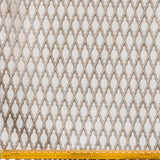 Beige Ogee Jacquard Fabric By The Metre